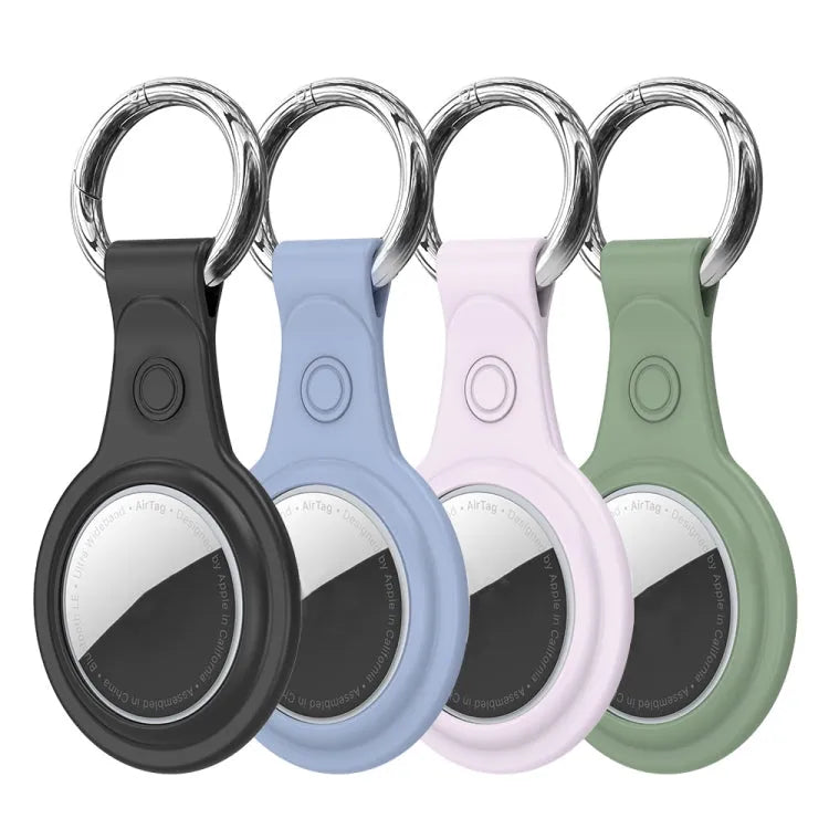 DUX DUCIS frosted TPU hoes met sleutelhanger voor Apple AirTag, 4 stuks