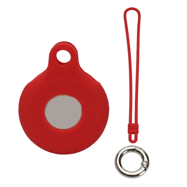Siliconen hoes met handriem voor Apple AirTag (rood)