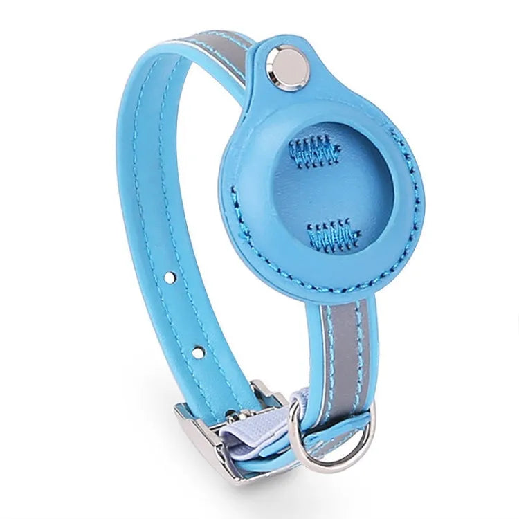 Huisdierhalsband met AirTag-houder maat XS (blauw)