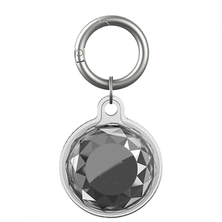 Pour AirTag Locator 3 coques de protection porte-clés TPU étanches tout compris (transparent)