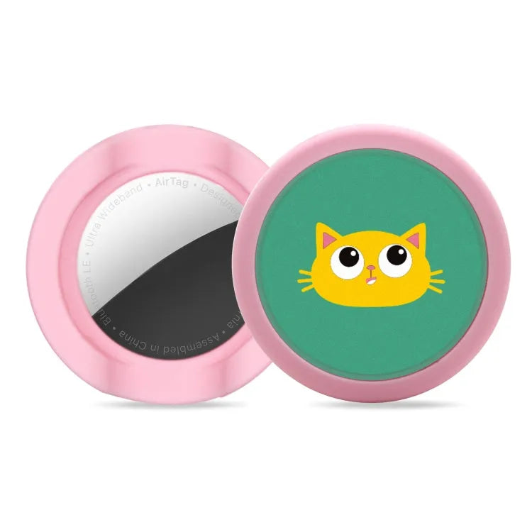Collier pour chat avec protection antichoc pour AirTag (rose)