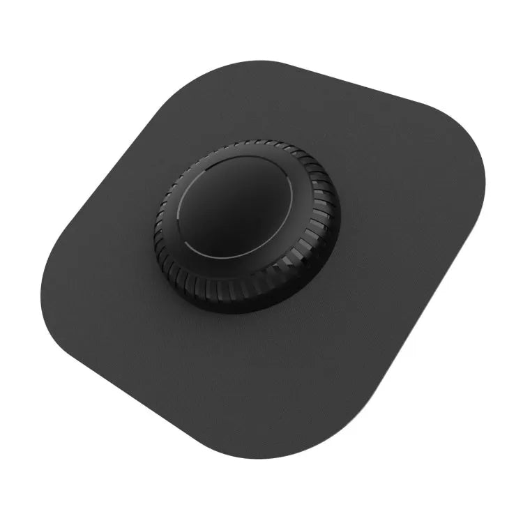 Waterdichte PC+TPU AirTag Hoes met Plaklaag (zwart)