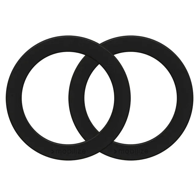 Mobilize Magsafe Compatible Metal Ring Black (2-Pack)