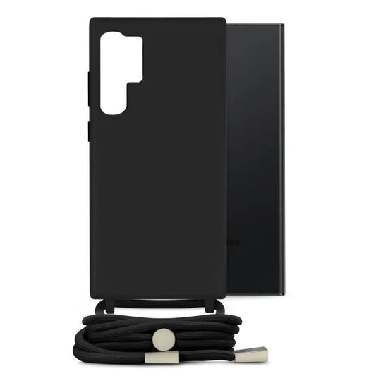 Mobilize Lanyard Gelly Case for Samsung Galaxy S24 Ultra 5G Black