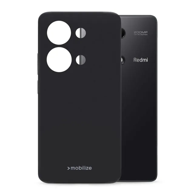 Mobilize Rubber Gelly Case Xiaomi Poco M6 Pro 4G/Redmi Note 13 Pro 4G  Matt Black