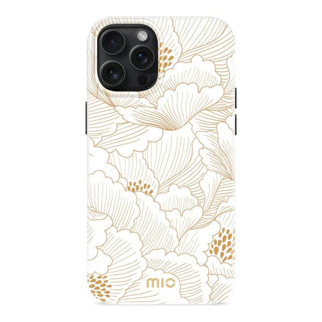 MIO White Roses Magsafe Kompatibel für iPhone 15 Pro Max