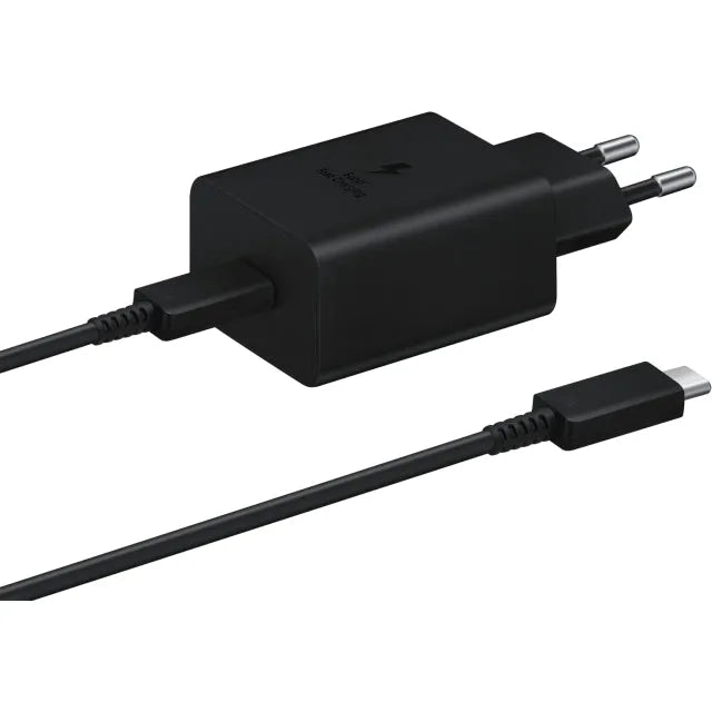 EP-T4511XBEGEU Samsung USB-C PD Wandladegerät 45W + USB-C Kabel Schwarz
