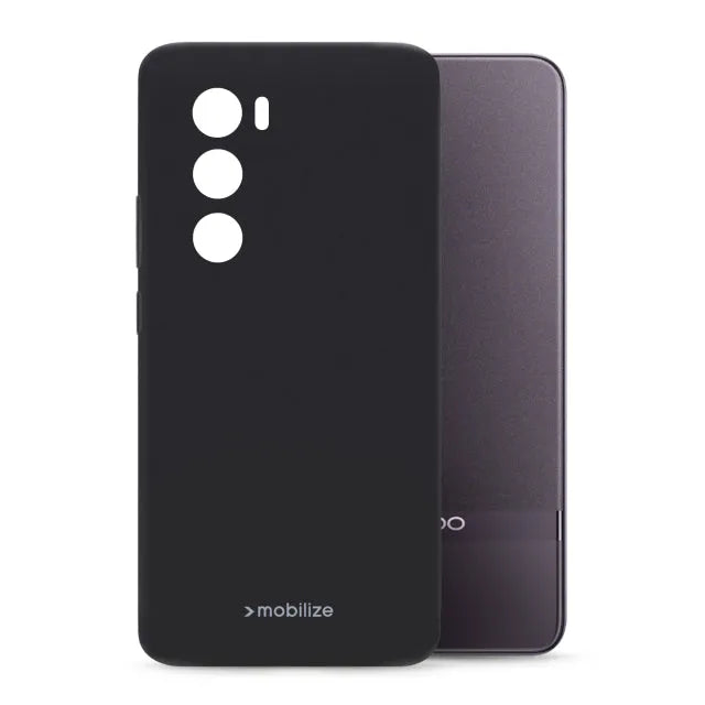 Mobilize Rubber Gelly Case OPPO Reno12 Pro Matt Black