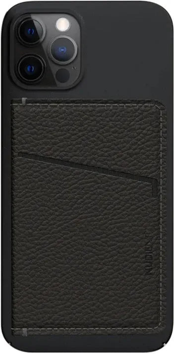 Porte-cartes en cuir Nudient Ink Black