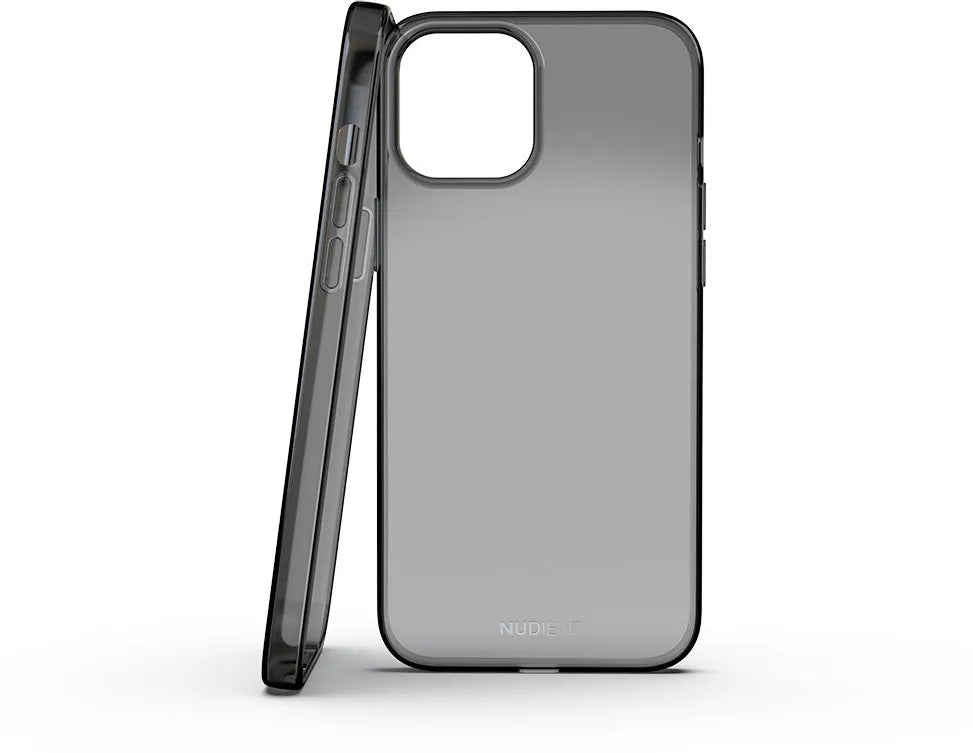 Nudient Thin Glossy Case Apple iPhone 12 Pro Max Black Transparent
