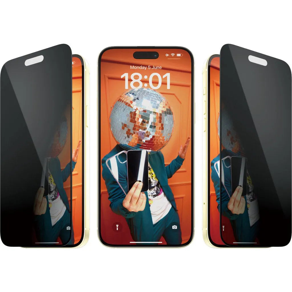 Panzerglass iPhone 15 Plus - Ultra-Wide Fit Privacy with EasyAligner