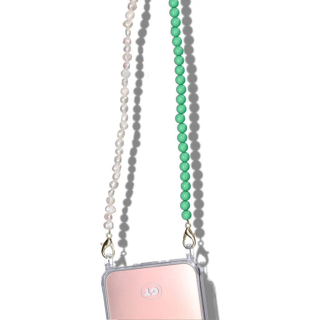 Casetastic Lanyard Beads and Pearls - Green (125cm)