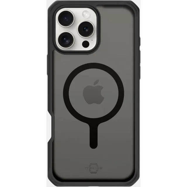 ITSKINS Level 2 HybridMagFrost_R für Apple iPhone 16 Pro Max Schwarz