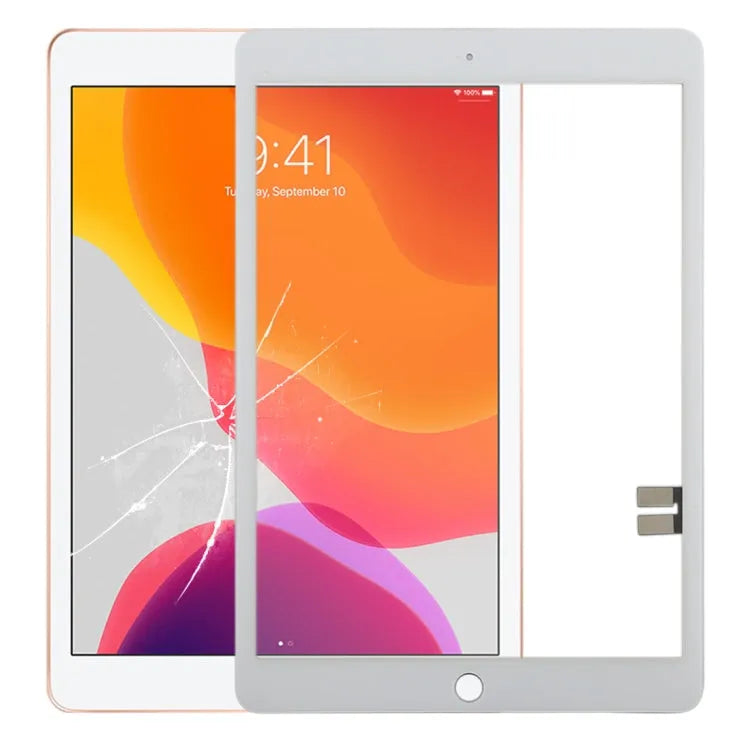 Touchscreen / digitizer voor iPad 10,2 inch / iPad 7 / iPad 8 — wit