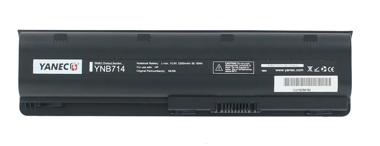 Yanec Laptop Akku 5200mAh 6-Zellen