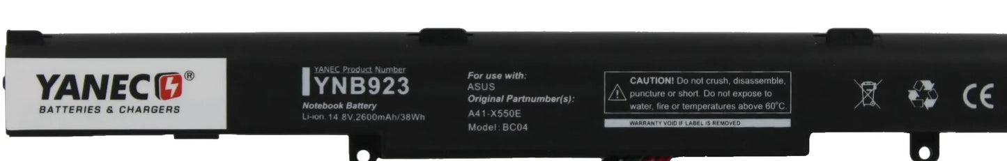 Yanec Laptop Accu 2600mAh
