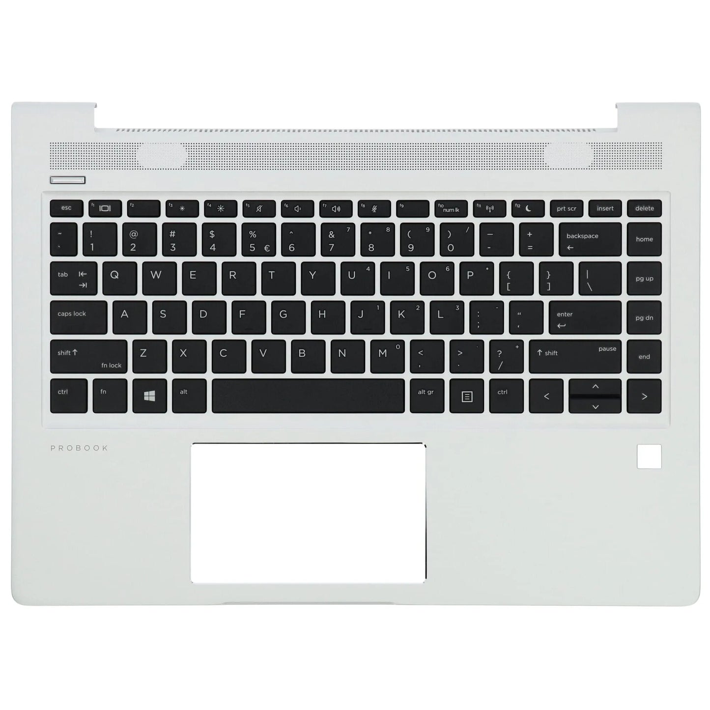 HP Laptop Toetsenbord Qwerty US + Top Cover - Zilver