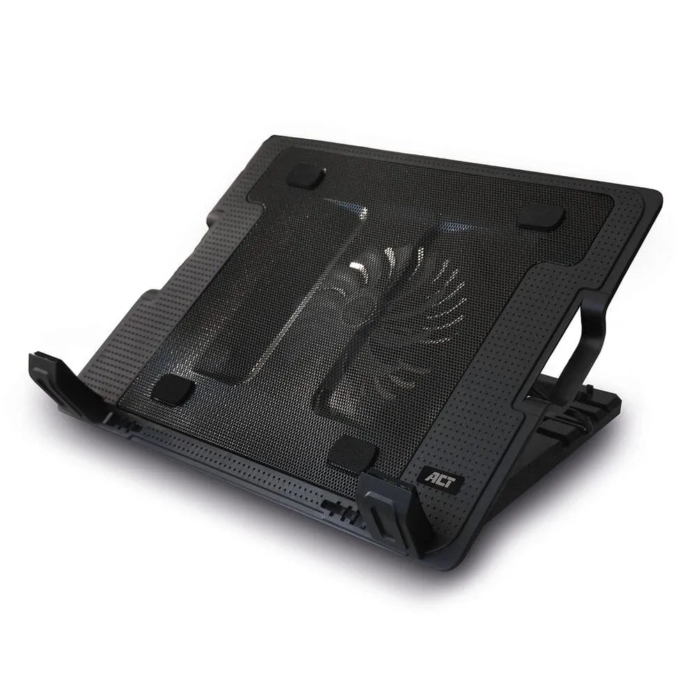 Support d'ordinateur portable ACT réglable en 5 positions, hub 2 ports