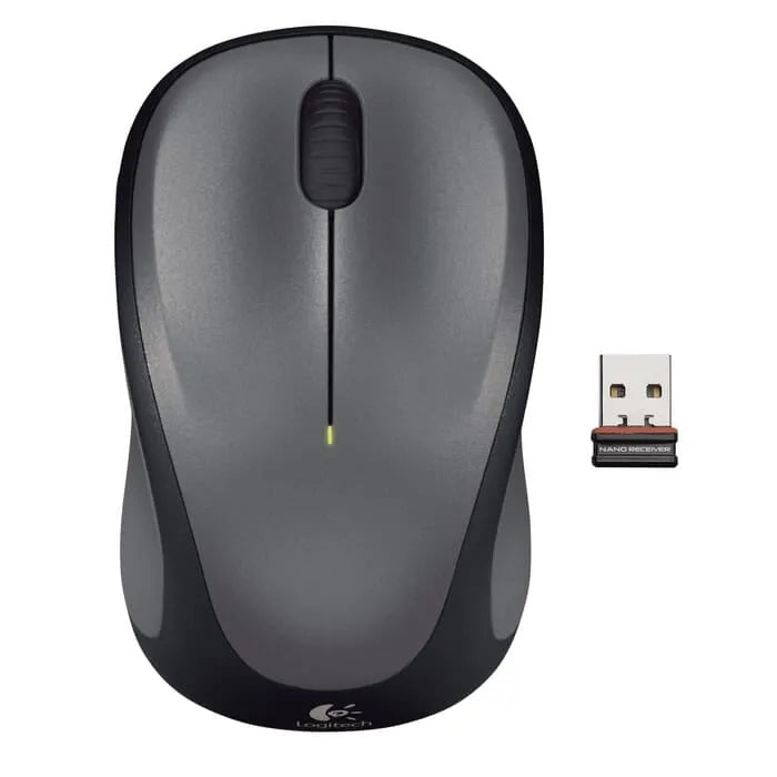 Logitech Wireless Maus M235 - Schwarz/Silber