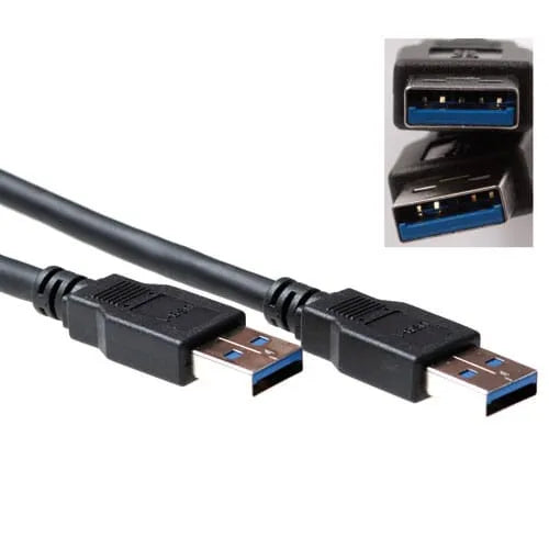 Câble de raccordement ACT USB 3.1 gén 1 (USB 3.0) A mâle 5 m