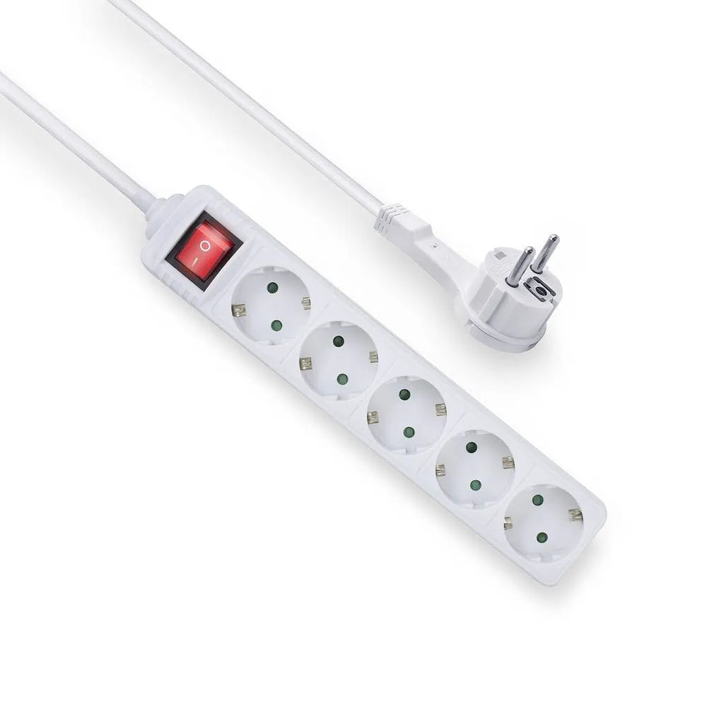 ACT Stekkerdoos 5 sockets, 1,5 m