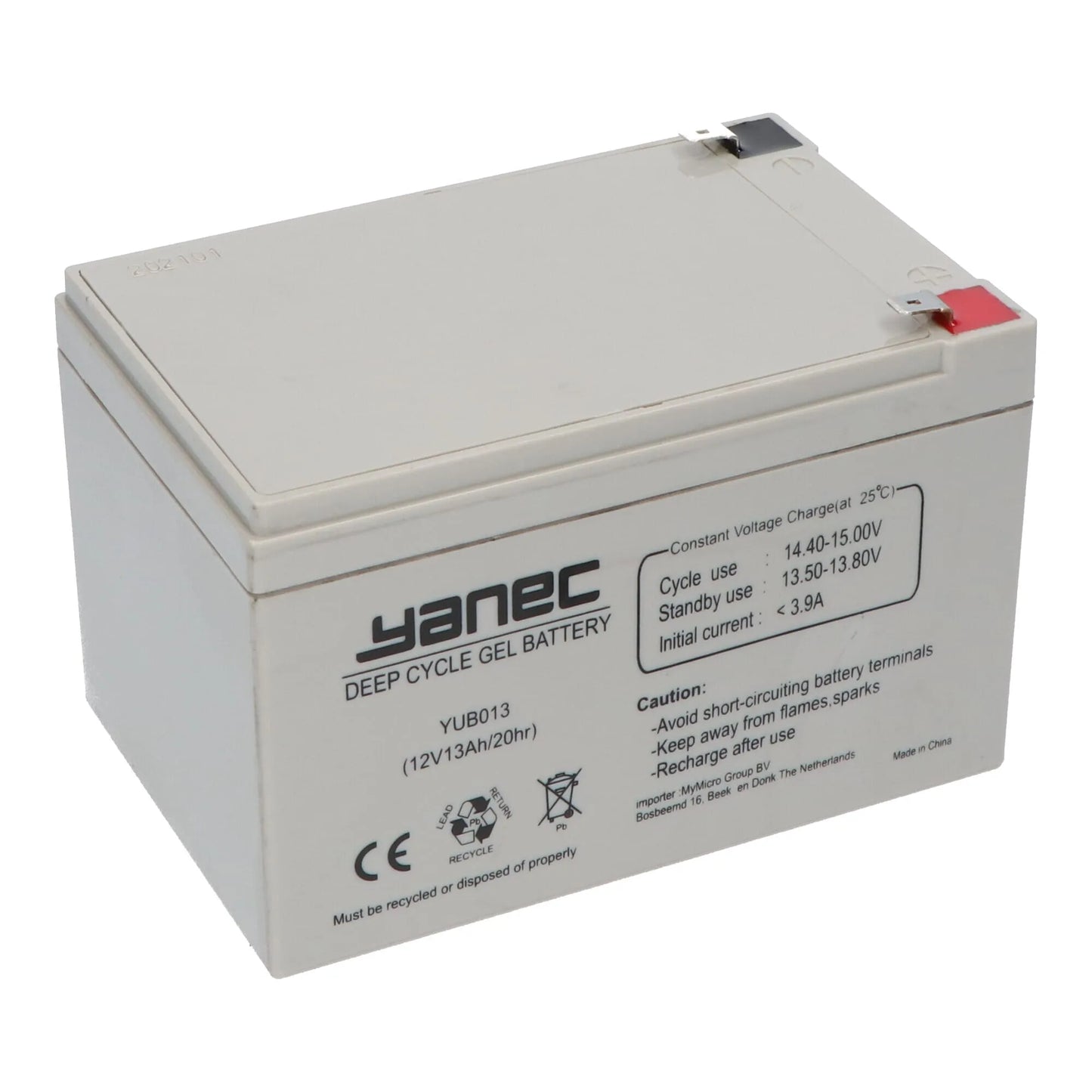 Yanec Gel-Akku 12V 13Ah