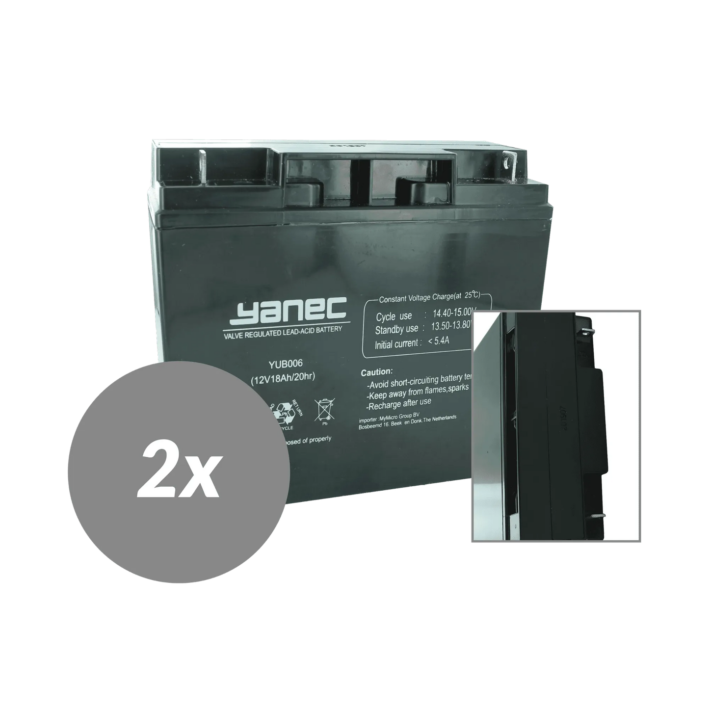 Yanec UPS Batterij Vervangingsset RBC7 (Excl. Kabels)