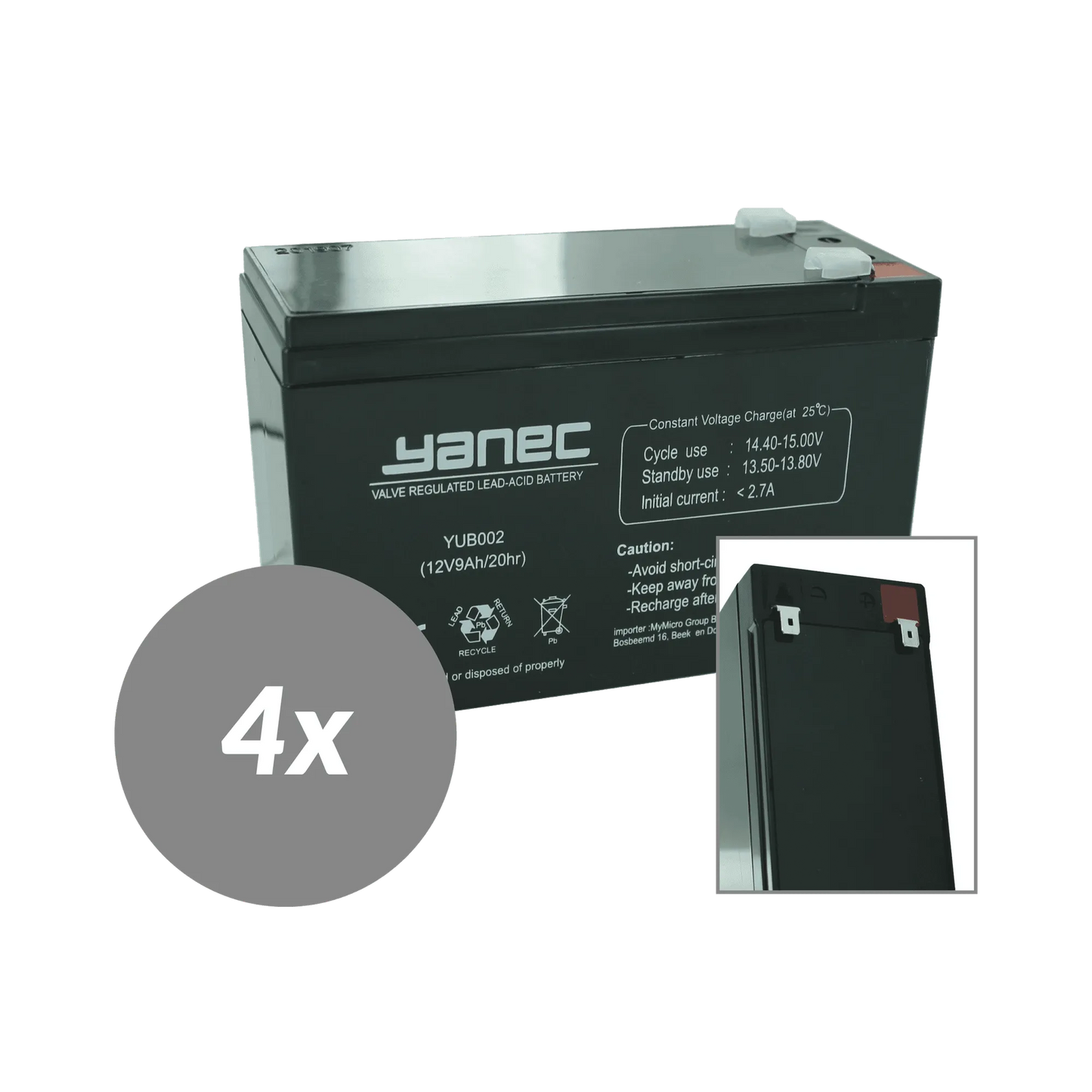 Kit de remplacement de batterie Yanec UPS RBC115 (hors câbles)
