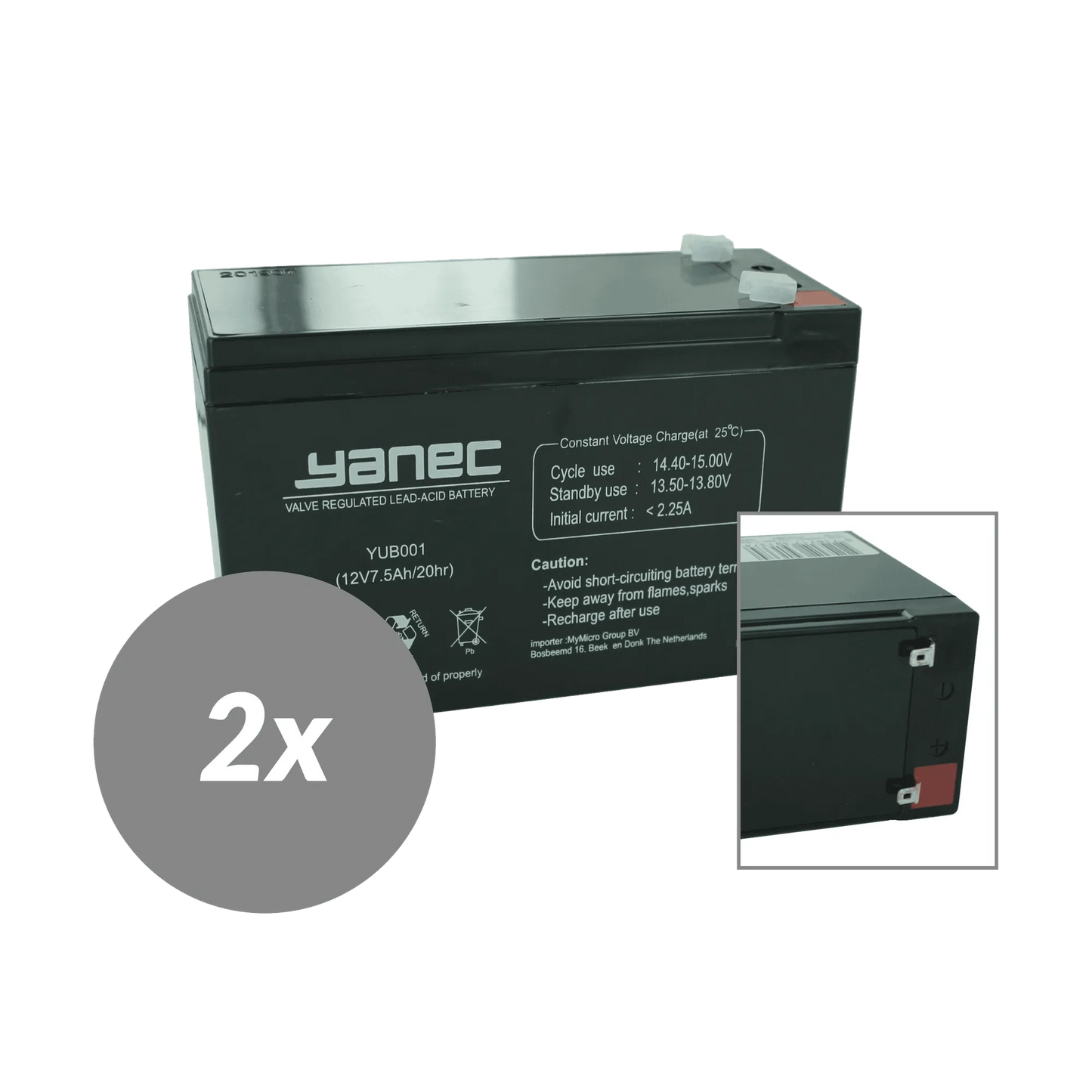 Yanec UPS Batterij Vervangingsset RBC33 (Excl. Kabels)