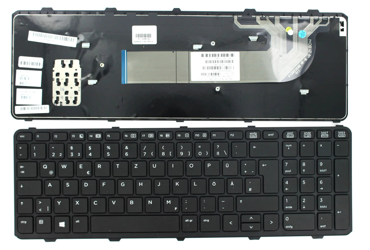 Clavier d'ordinateur portable HP Qwertz DE
