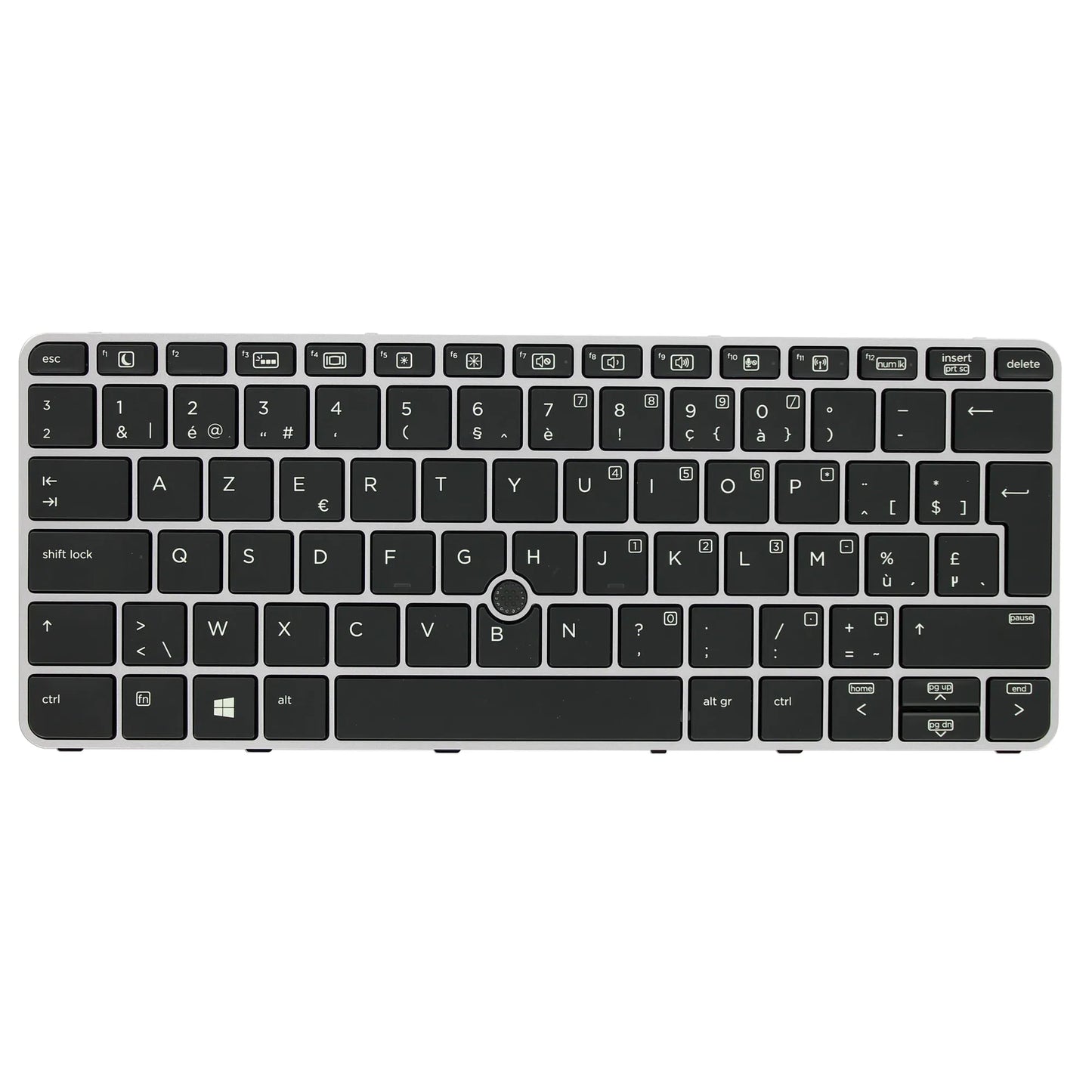 HP Laptop Tastatur Azerty BE + Trackpoint, Hintergrundbeleuchtung