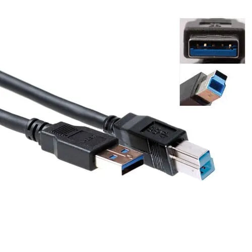 ACT Câble de connexion USB 3.1 gen 1 (USB 3.0) B mâle 3 m