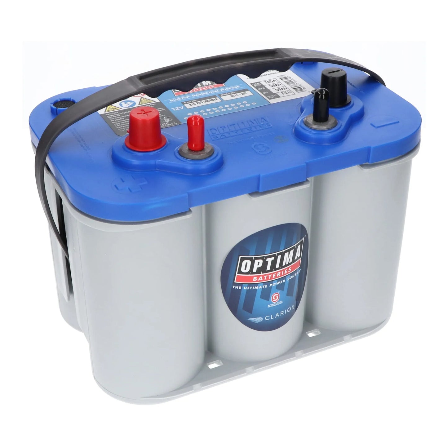 Optima Blue Top Accu 12V 55Ah BT DC-4.2