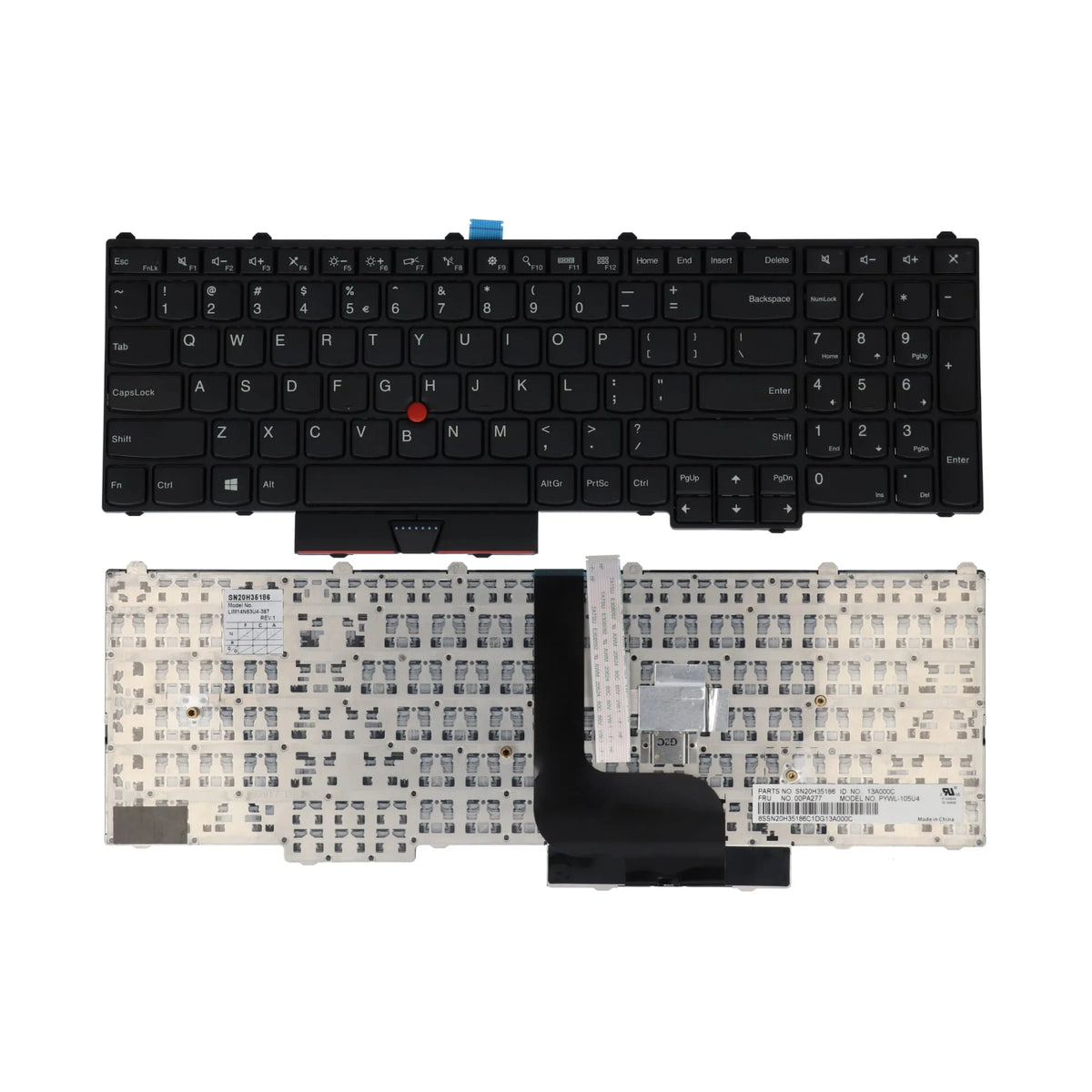 Clavier d'ordinateur portable Lenovo Qwerty US