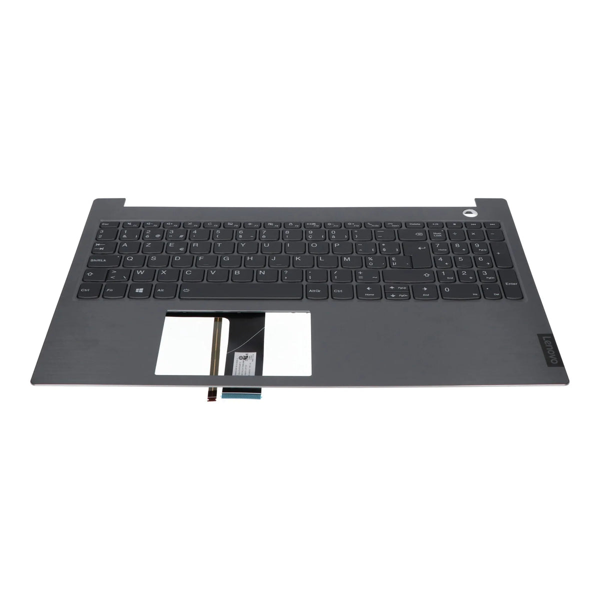 Lenovo Laptop-Tastatur Azerty BE + Top Cover – Silber