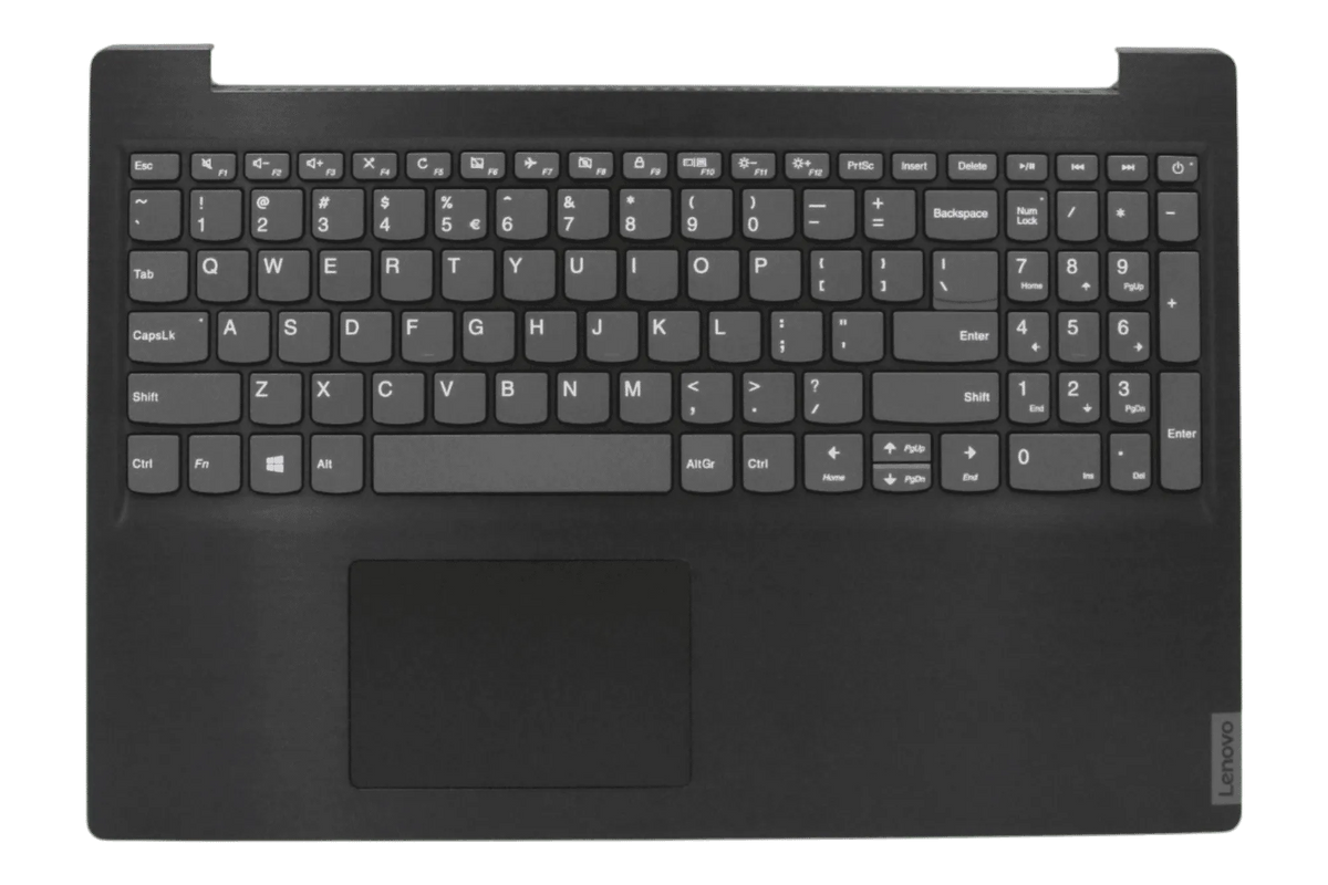 Clavier d'ordinateur portable Lenovo Qwerty US + capot supérieur - Noir