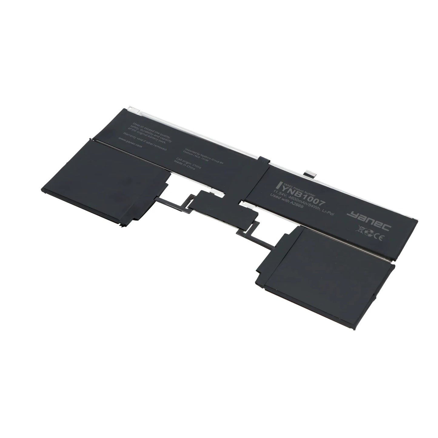 Yanec MacBook Accu 4600mAh