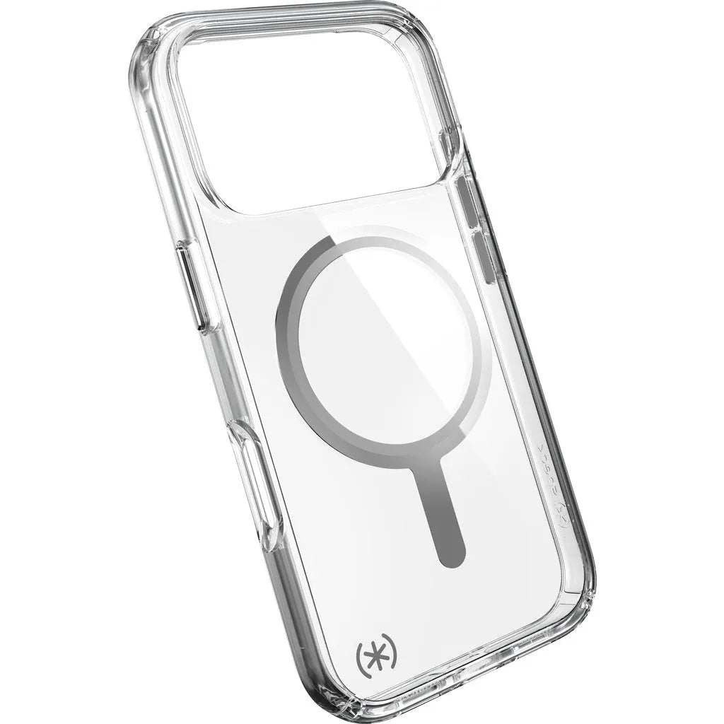 Speck Presidio Perfect Clear + MS Apple iPhone 17 Pro Clear - with Microban
