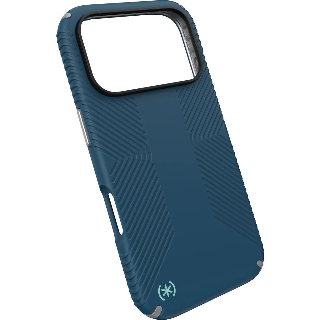 Speck Presidio2 Grip + MS Apple iPhone 17 Pro Deep Sea Blue - mit Microban