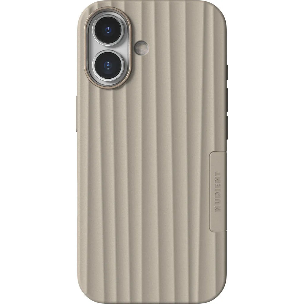 Nudient Bold MagSafe Case Apple iPhone 17 Linen Beige