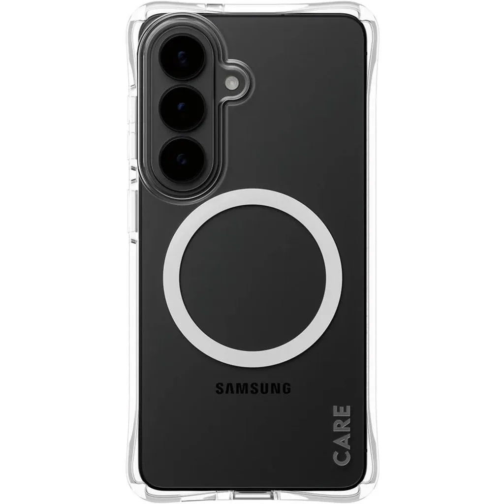CARE by PanzerGlass Samba Case Transparent w. Qi Samsung Galaxy S26