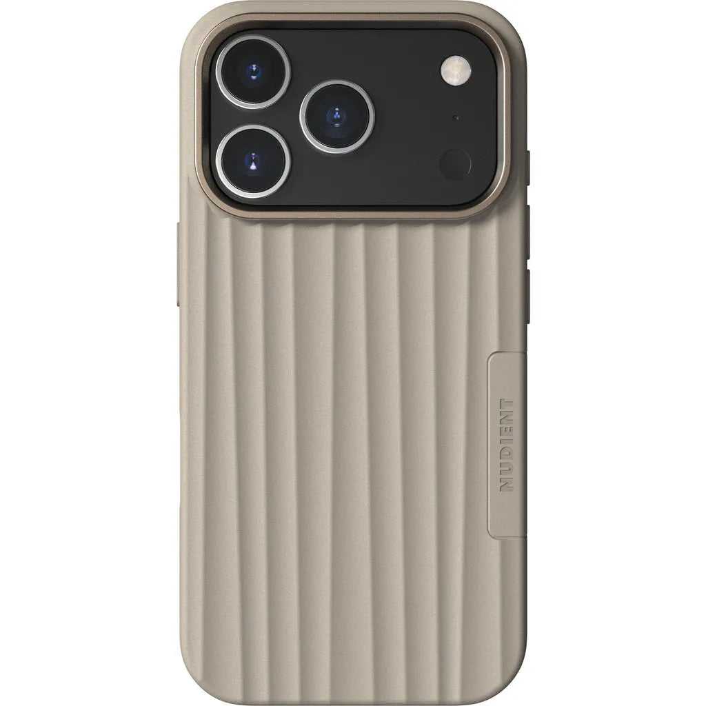 Nudient Bold MagSafe Case Apple iPhone 17 Pro Linen Beige