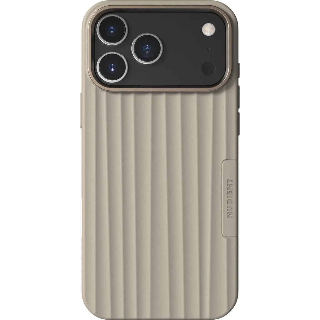 Nudient Bold MagSafe Case Apple iPhone 17 Pro Max Linen Beige
