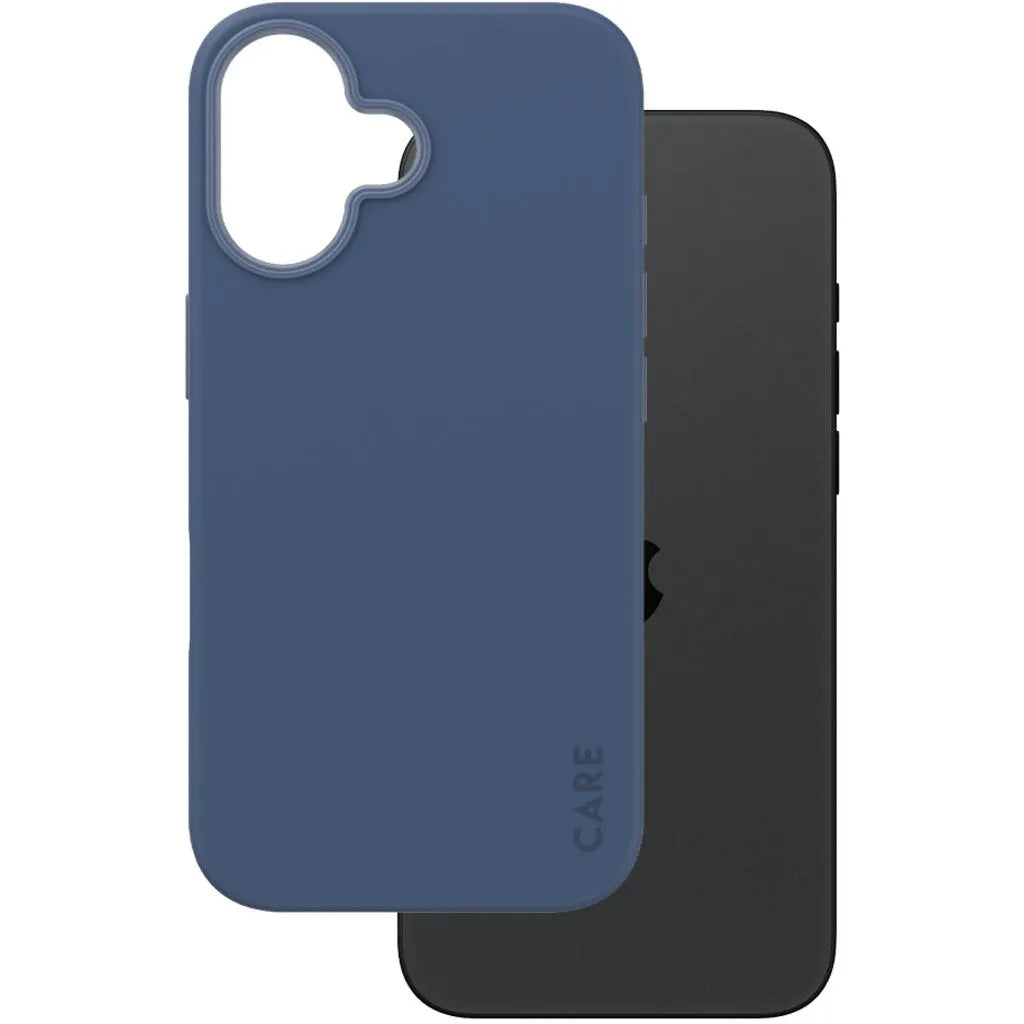 CARE by PanzerGlass Fashionable Case Blue m. MagSafe iPhone 16