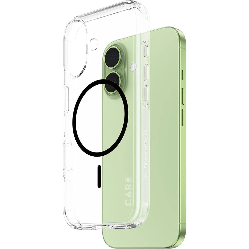 CARE by PanzerGlass Urban Explorer Transp. Black MagSafe iPhone 17