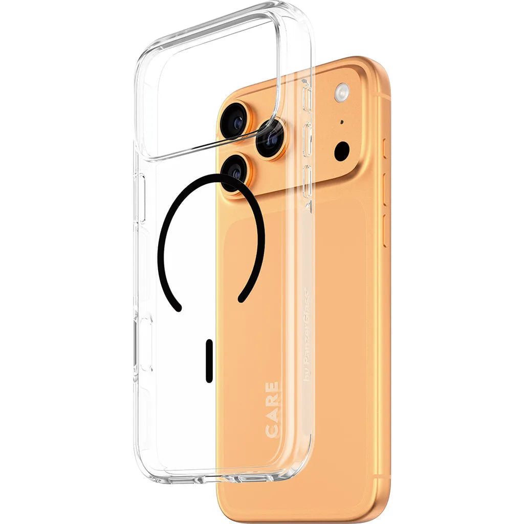CARE by PanzerGlass Urban Explorer Transp. Black MagSafe iPhone 17 Pro Max