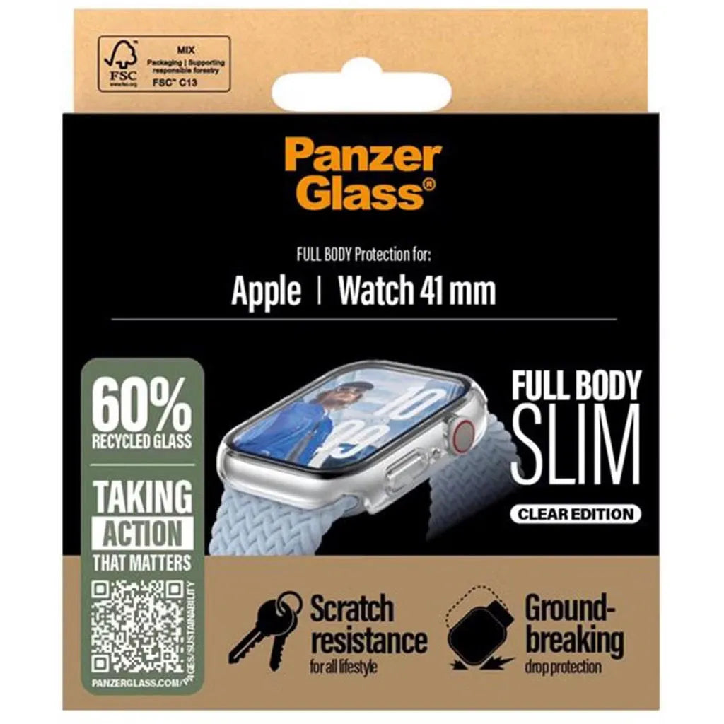 PanzerGlass Full Body Snappie Apple Watch 10/11 42mm - Slim Transparent
