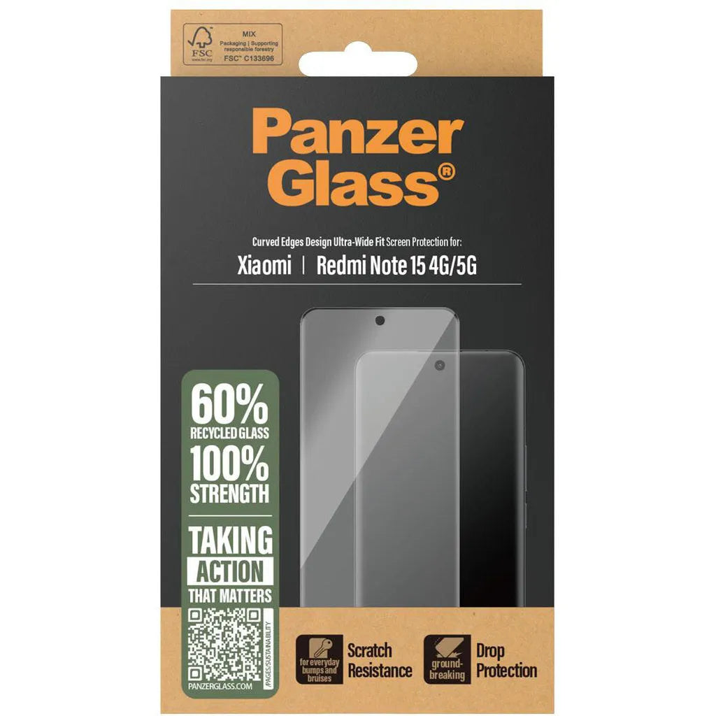 PanzerGlass Xiaomi Redmi Note 15 5G Ultra Wide Fit