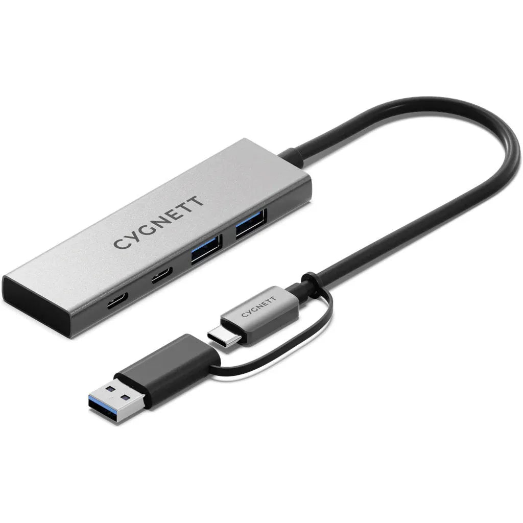 Cygnett Unite 4-in-1 USB-C to USB-C and USB-A Hub