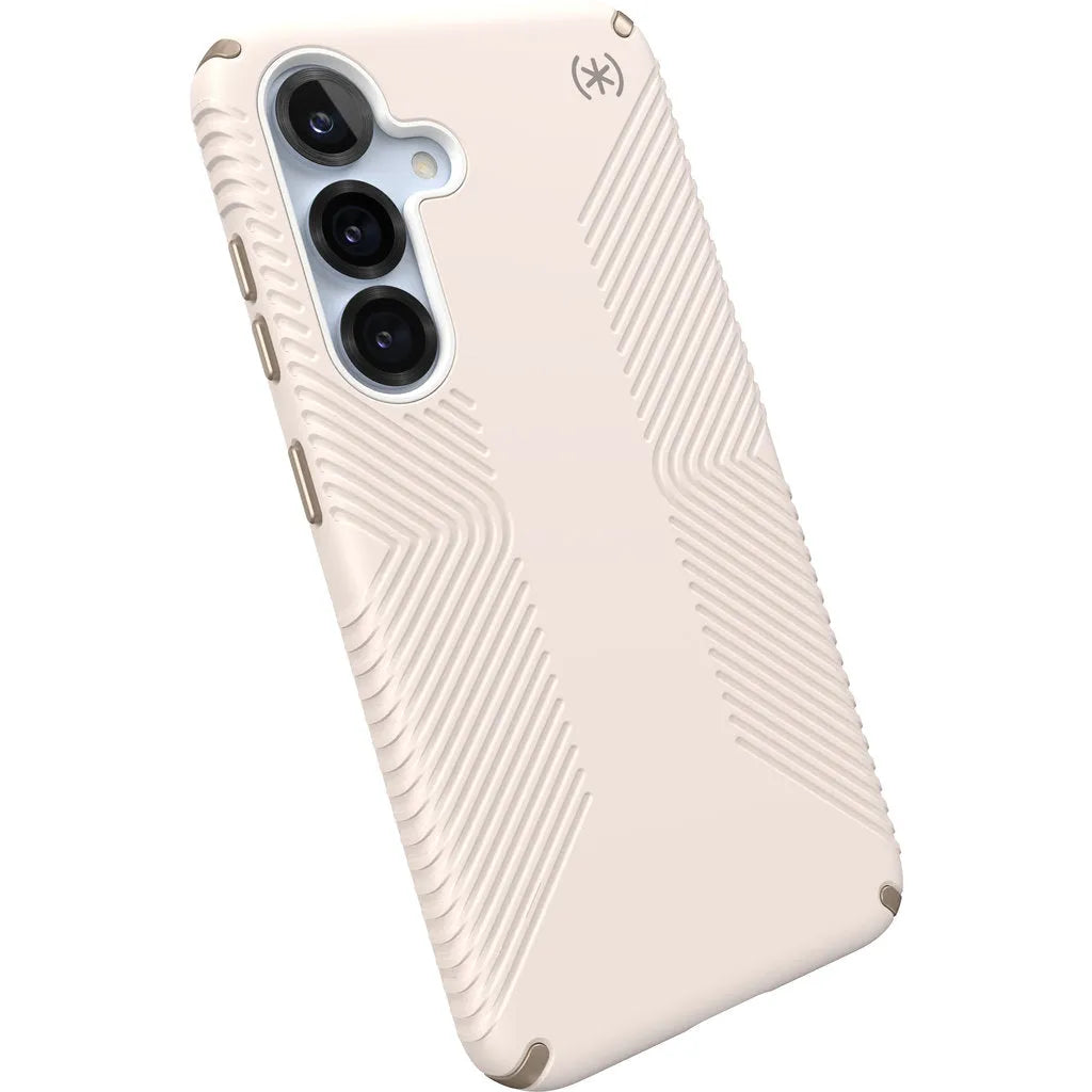 Speck Presidio2 Grip + Magnet Samsung Galaxy S24/S25 Bleached Bone - with Microban